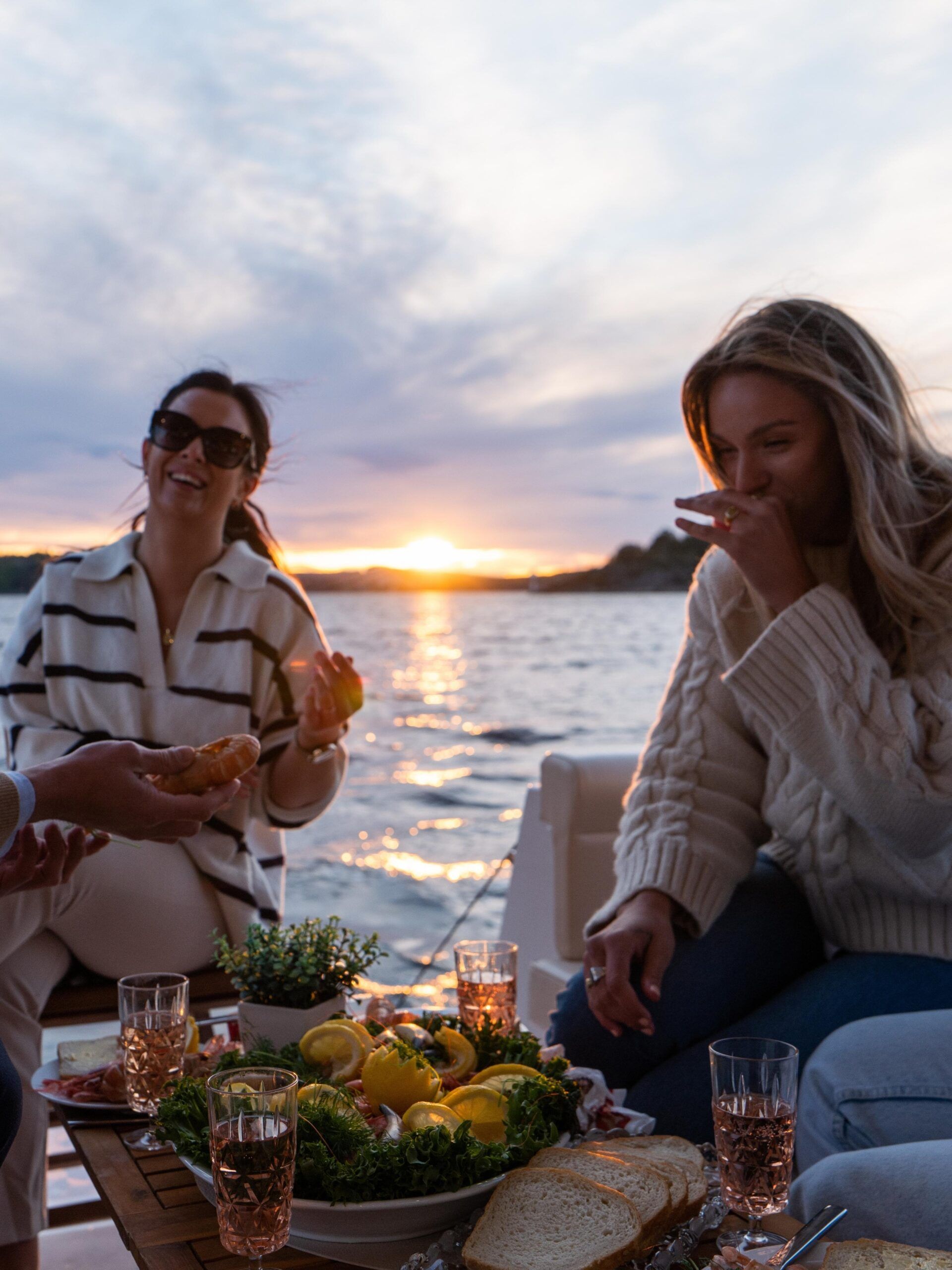 Vacation with Friends on board electric boat in Norway