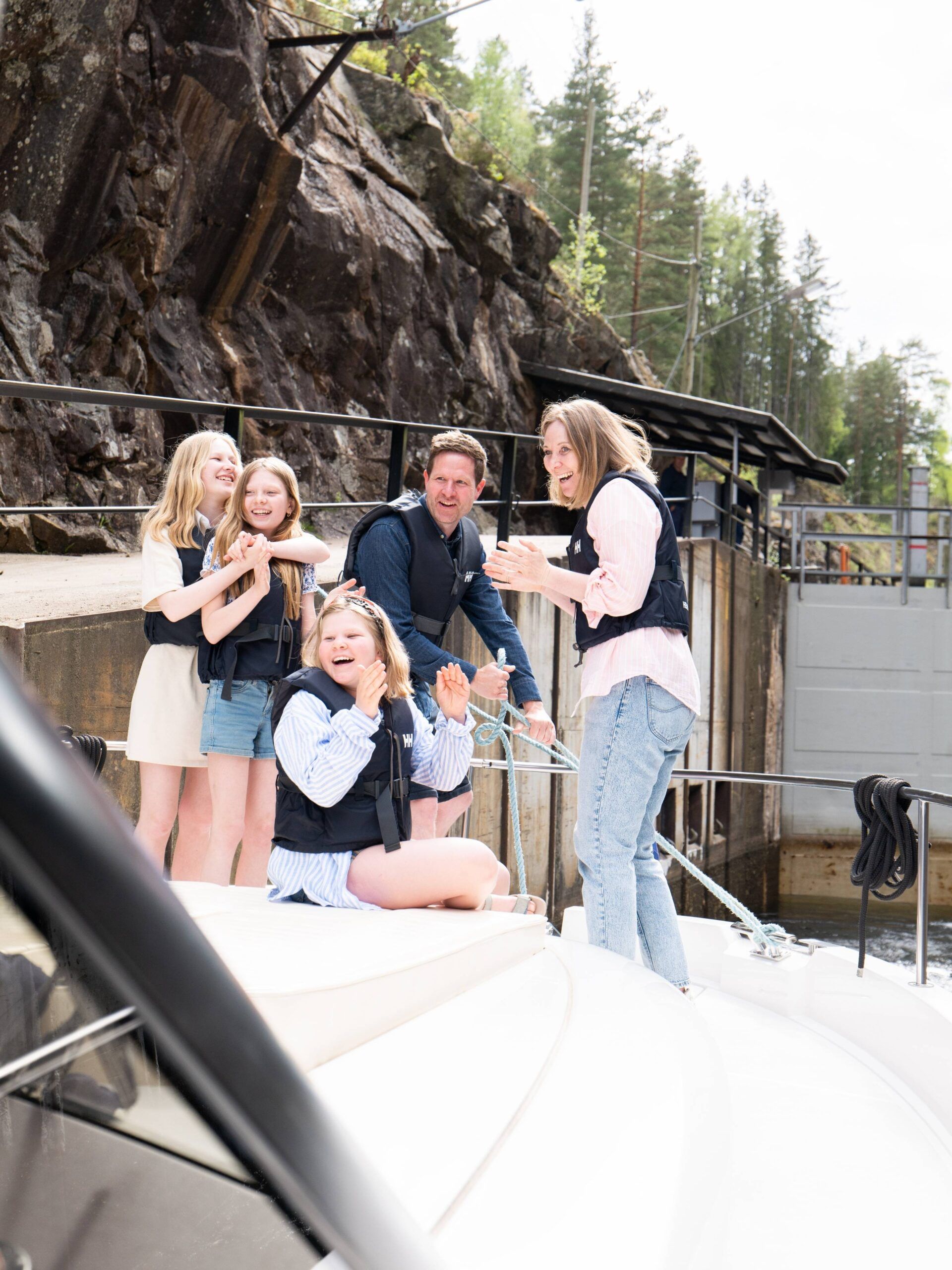 Family Vacation on board an electric yacht